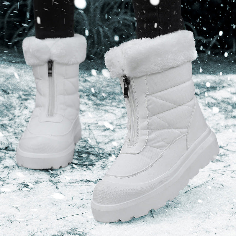 Damen Thermo-Winterstiefel mit wasserabweisender Beschichtung und kuscheligem Warmfutter Drune