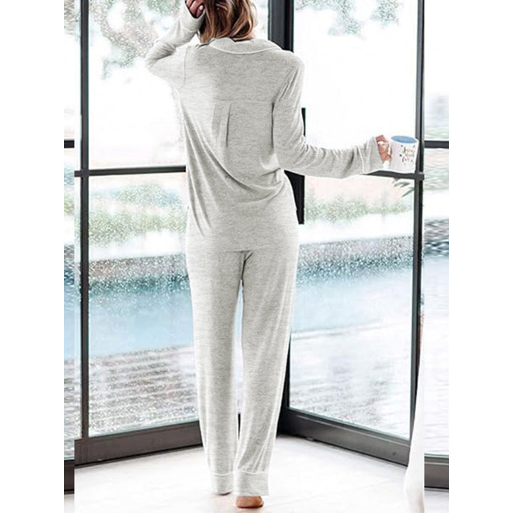 Damen Schlafanzug-Set aus weichem, atmungsaktivem Material Drune