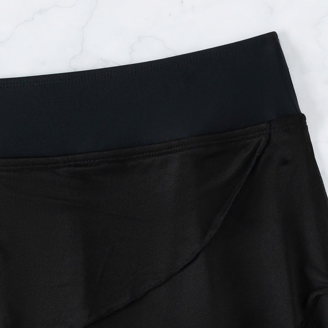 Damen Maxirock aus luftiger Chiffon-Optik mit asymmetrischem Schnitt Drune