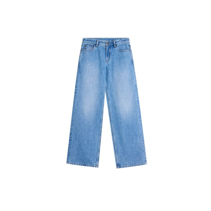 Damen Weite Denim-Jeans im lässigen Schnitt Drune