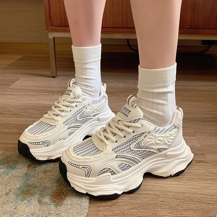 Damen Sportliche Chunky Sneakers Drune