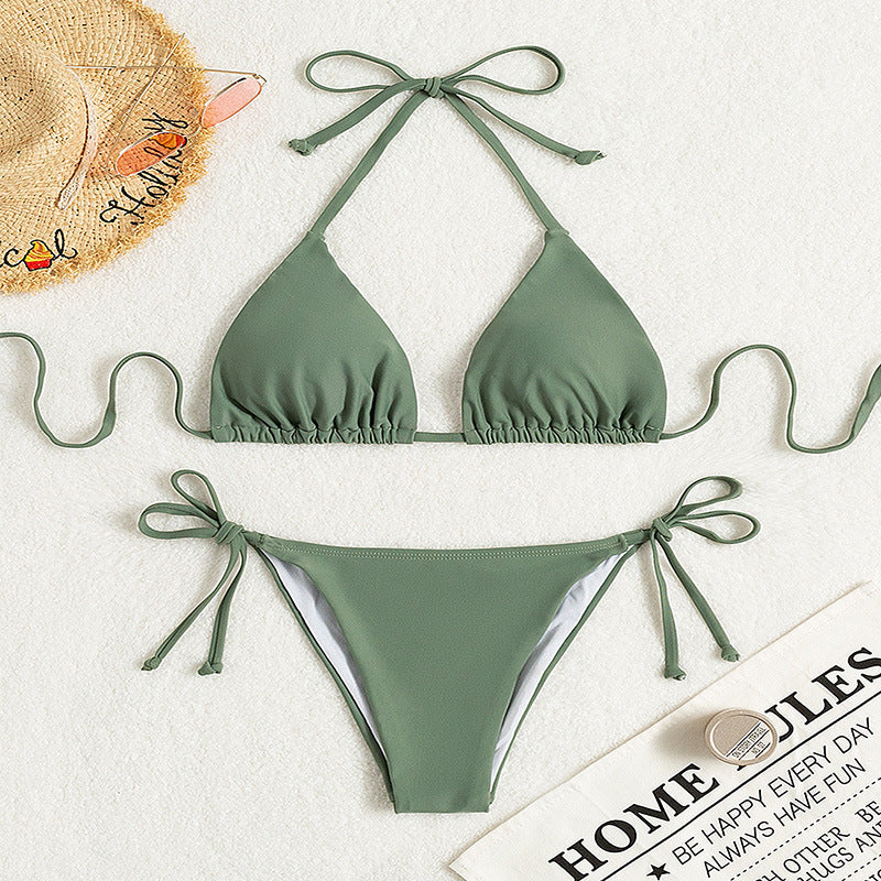 Damen Dreieck-Bikini mit verstellbaren Trägern Drune
