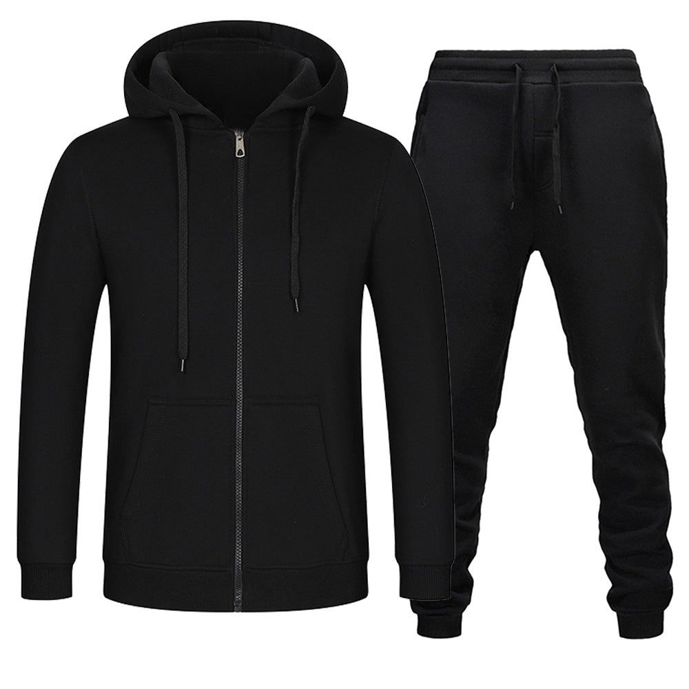 Damen Sportliches Kapuzenjacken- und Jogginghosen-Set mit funktionalen Taschen Drune