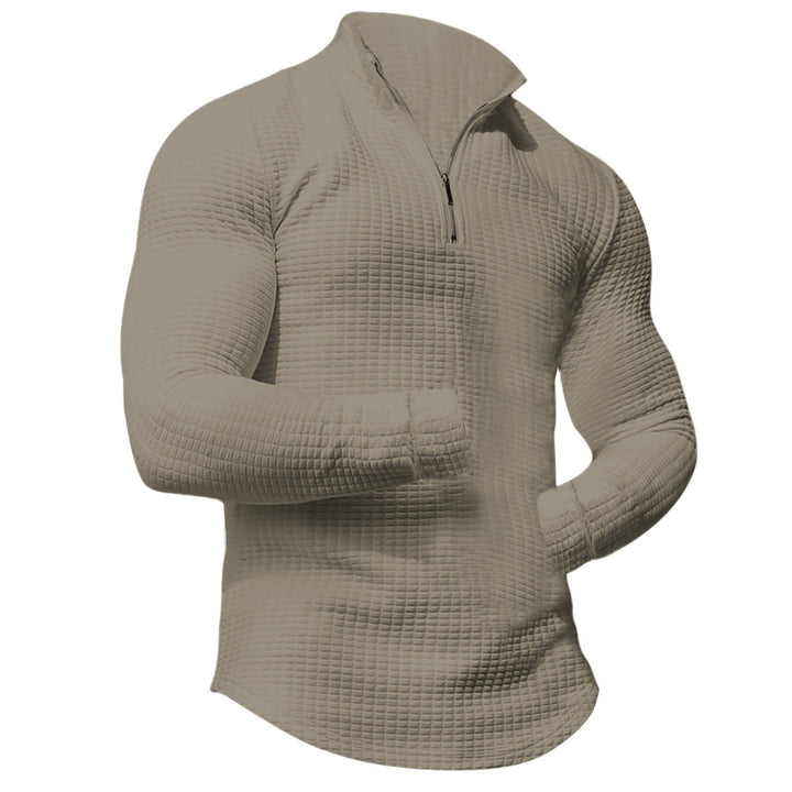 Herren Sportliches Langarmshirt mit strukturierter Oberfläche Drune