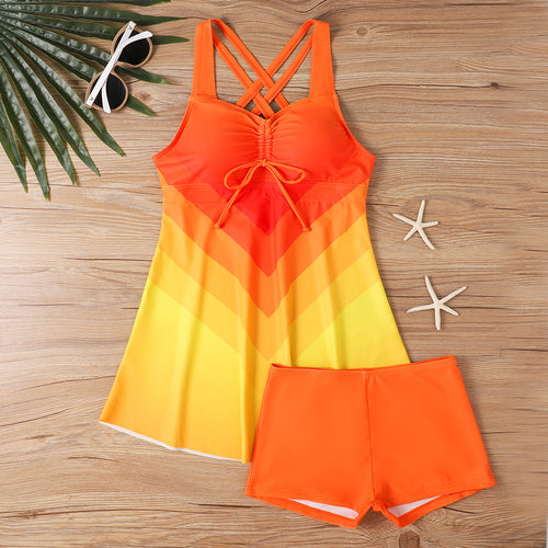 Damen Tankini-Oberteil mit Shorts Drune