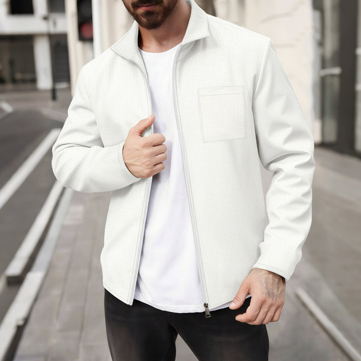 Herren modische Jacke mit strukturiertem Design Drune