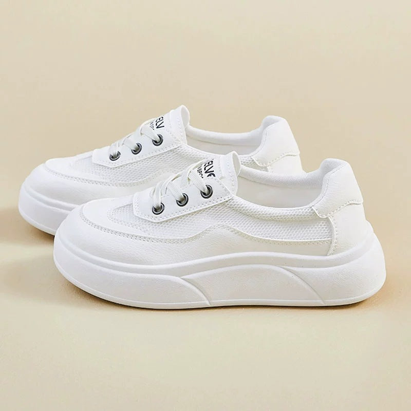 Damen Modische Chunky Sneaker mit atmungsaktivem Obermaterial und komfortabler Sohle Drune