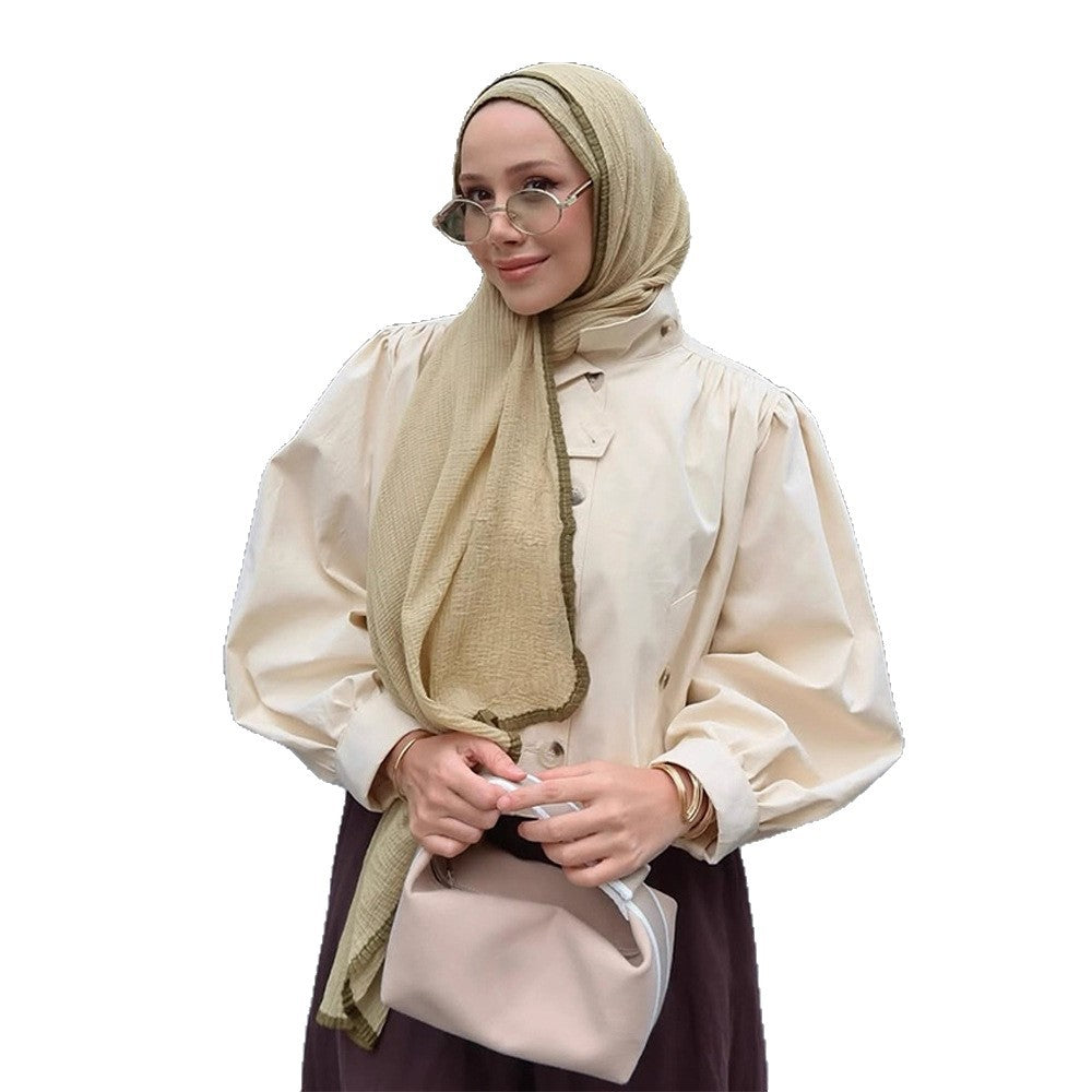 Damen modische kurze Jacke mit voluminösen Ärmeln Drune
