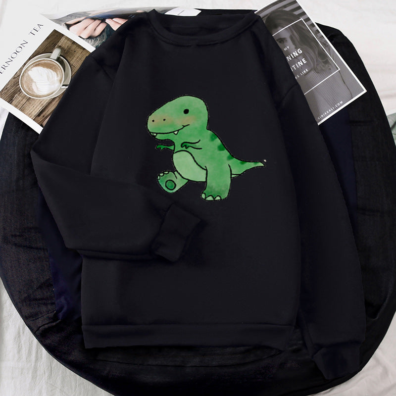 Damen Sweatshirt mit liebevollem Dinosaurier-Design Drune