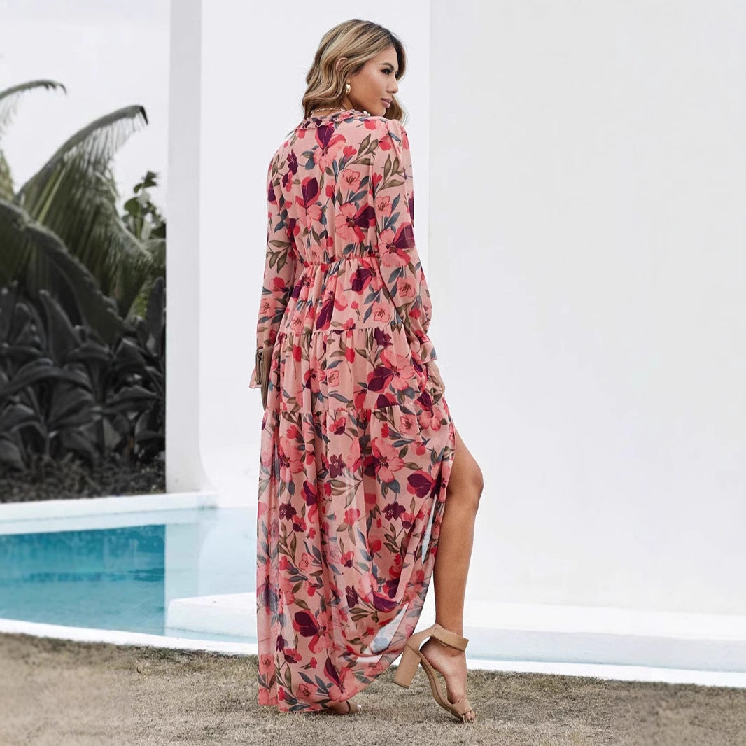 Damen Maxikleid Drune