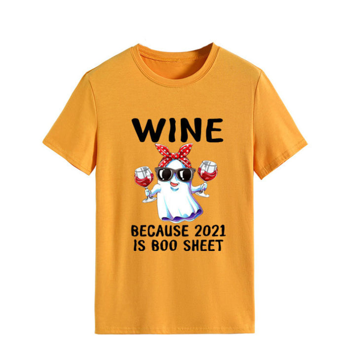 Damen Verspielt Geist-Themen Grafik T-Shirt Drune