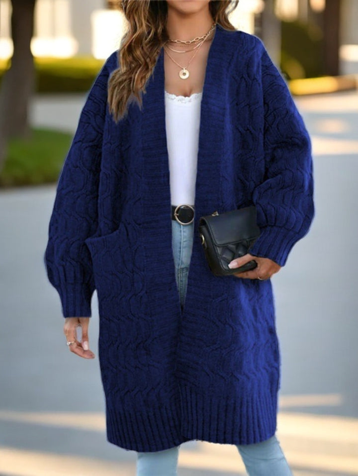 Damen Strickjacke mit Taschen Drune