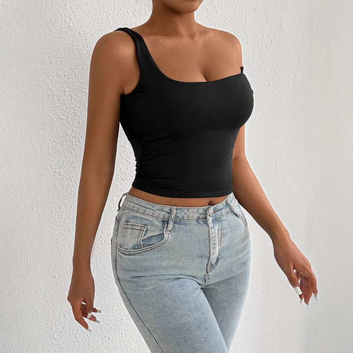 Damen Off-Shoulder Körperoberteil mit figurbetontem Schnitt Drune