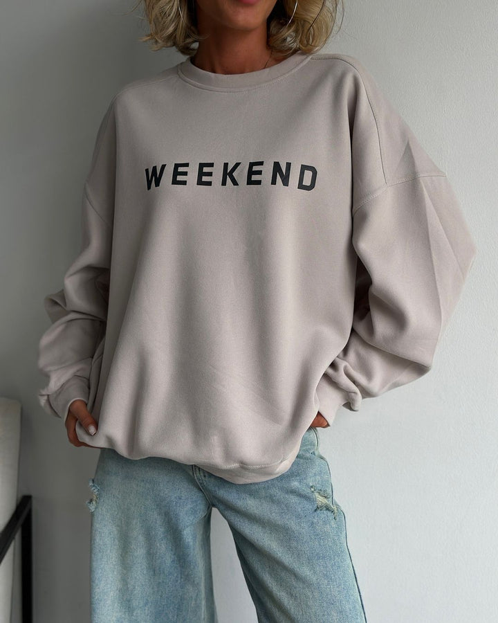 Damen Oversized Sweatshirt Drune