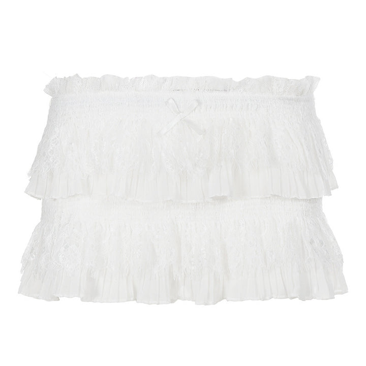Damen Rüschenshorts aus luftiger Baumwollmischung Drune
