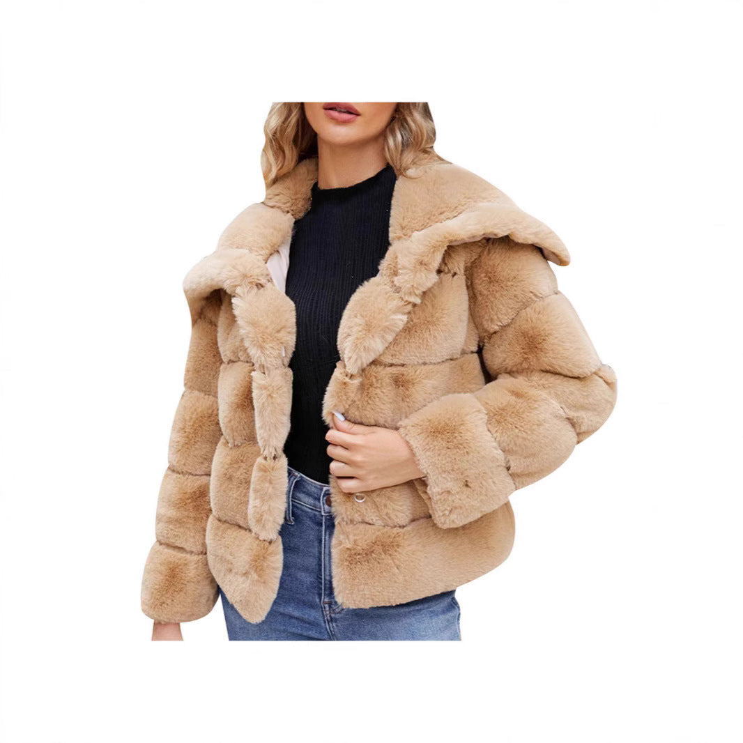 Damen Kapuzenjacke mit gepolstertem Design Drune