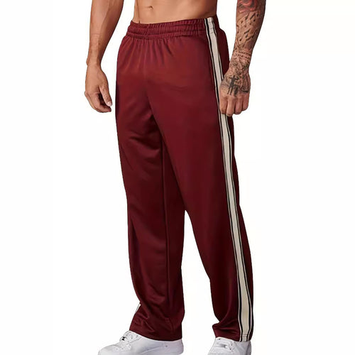 Herren Sportliche Freizeithose mit seitlichem Streifen Drune