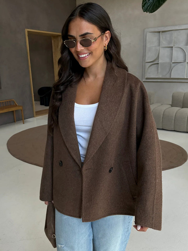 Damen eleganter Oversized Blazer Drune