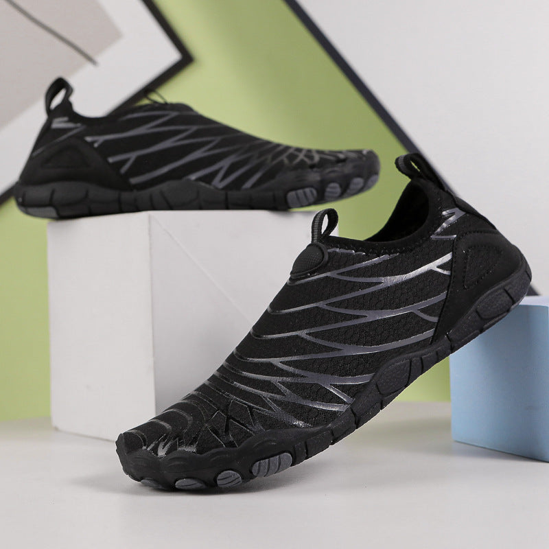 Herren nan elastischer Schlupfsneaker für Küste und Boot mit nahtlosem elastischem Obermaterial, verstärkter Zehenschale und griffiger Mehrzonen-Sohle Drune