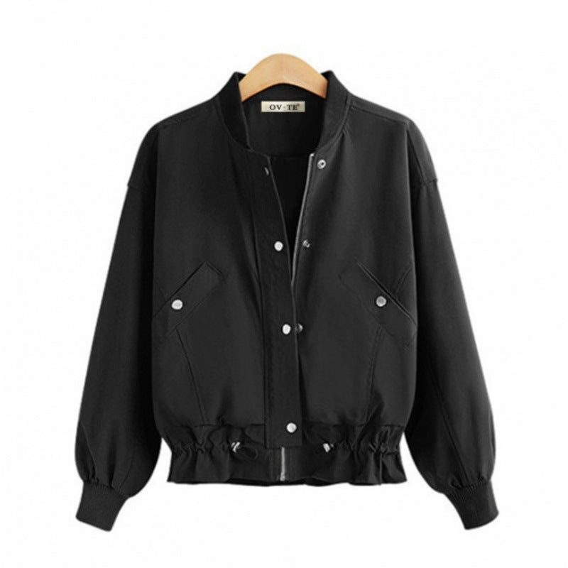 Damen Freizeitjacke mit elastischem Bund und praktischen Taschen Drune