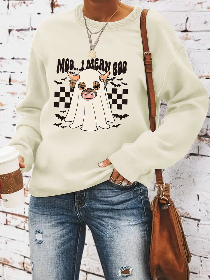 Damen Sweatshirt im fröhlichen Halloween-Design Drune