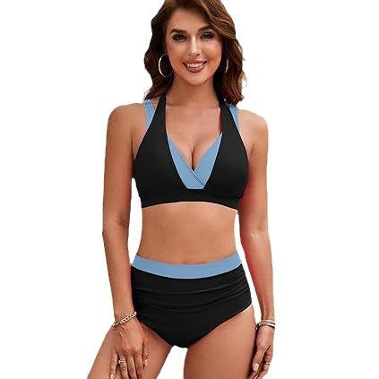 Damen Sport-Bikini mit hohem Bund Drune