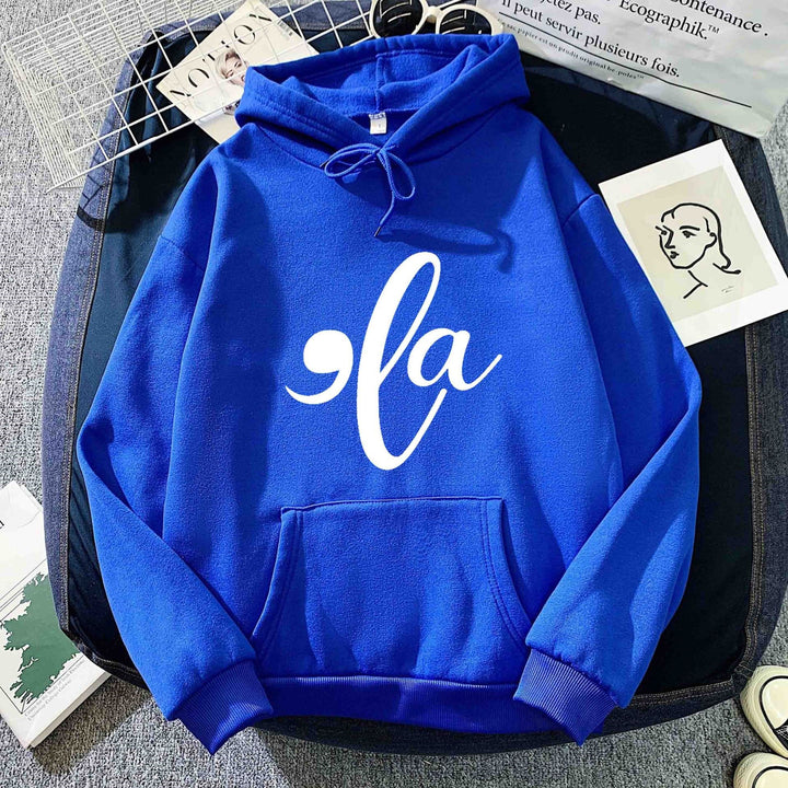 Damen Kapuzenpullover mit kreativem Grafikdesign Drune