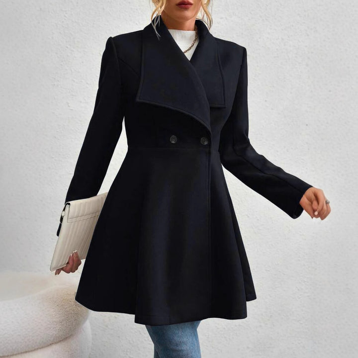 Damen Trendige Finelapel-Manteljacke Drune