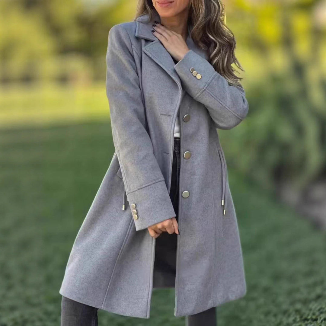 Damen modische Übergangsjacke mit italienischem Schnitt und eleganten Details Drune