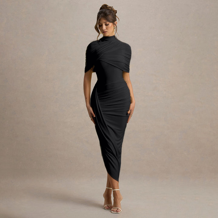 Damen Drapiertes Abendkleid Drune