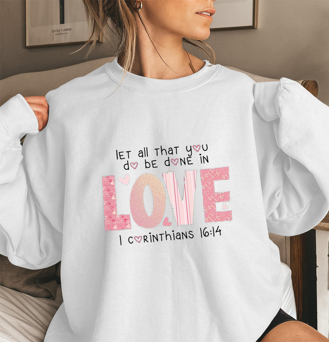 Damen Sweatshirt mit inspirierendem Druck und bequemer Passform Drune