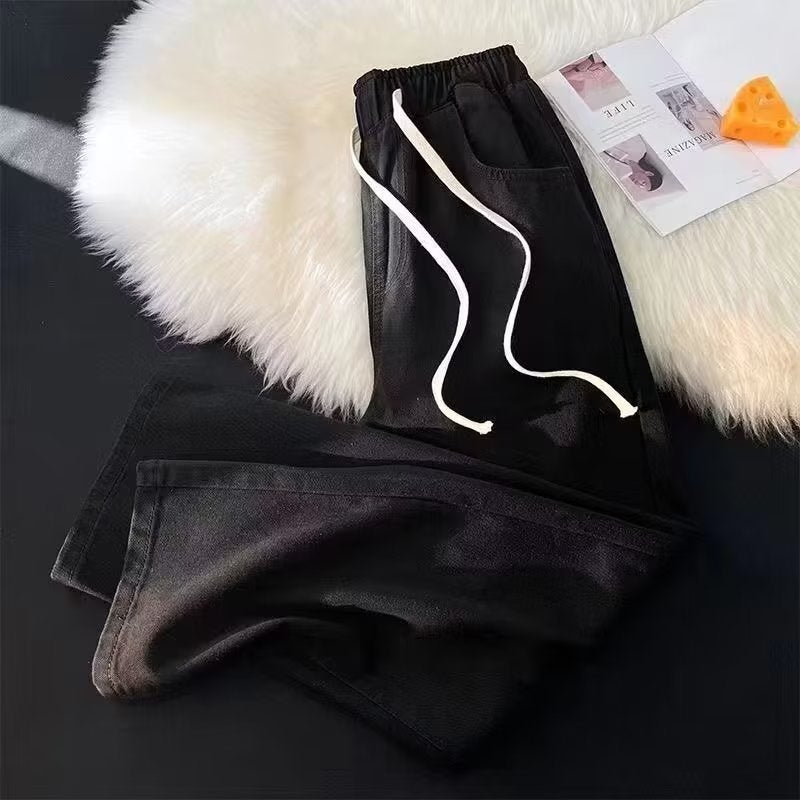 Herren Sportliche Freizeithose mit Kordelzug und tiefen Taschen Drune