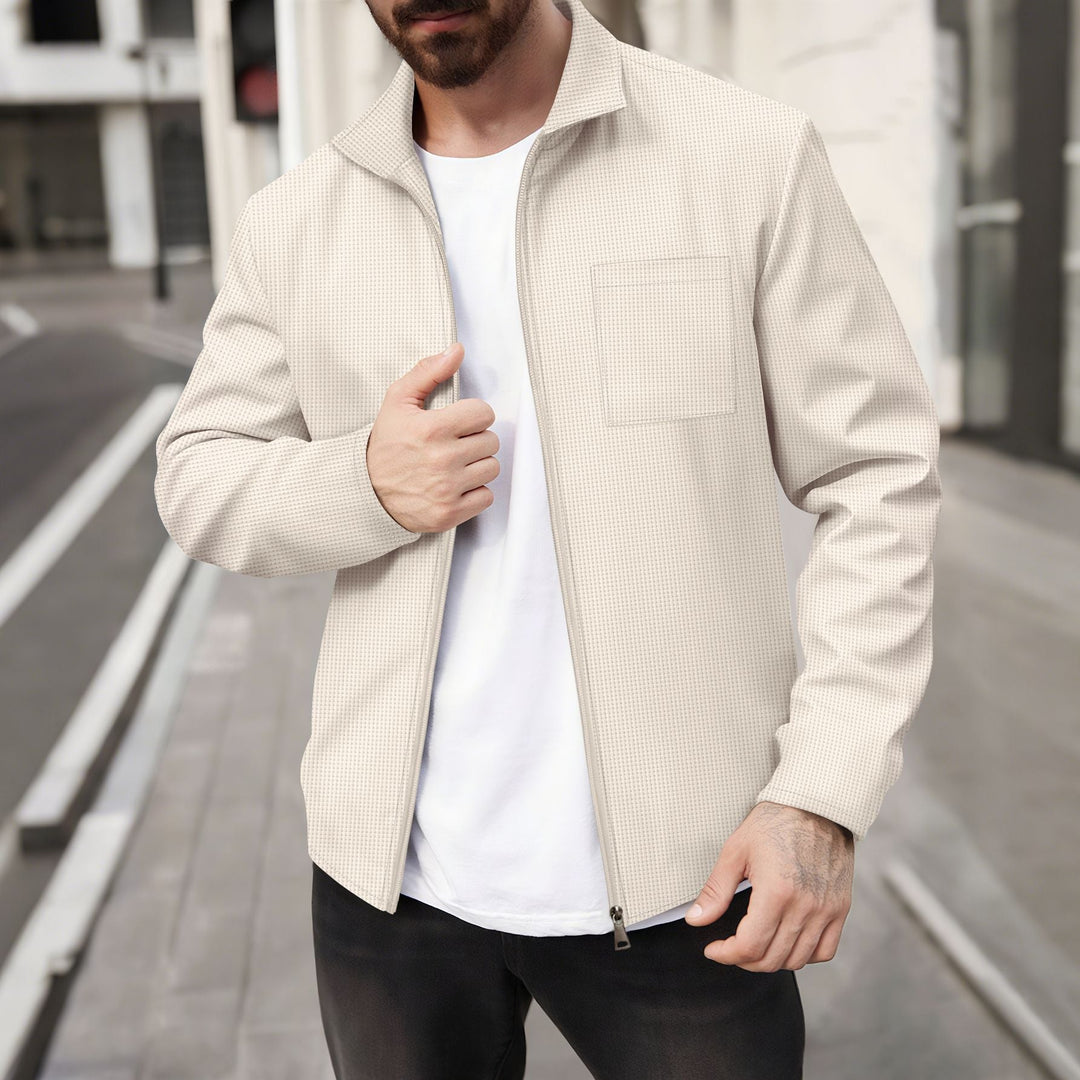 Herren modische Jacke mit strukturiertem Design Drune