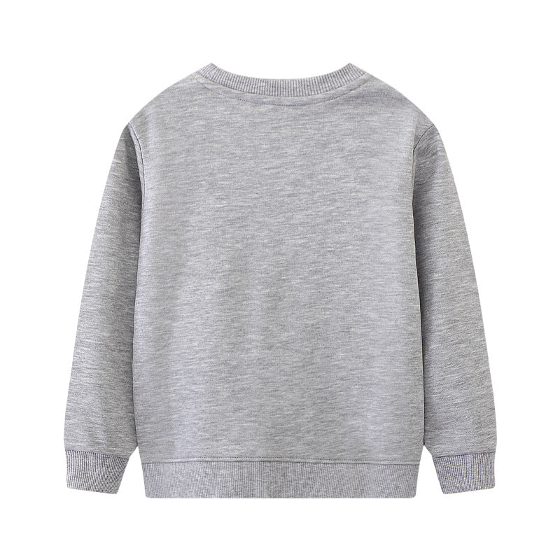 Jungen Sweatshirt mit aufregendem Baustellenmotiven Drune