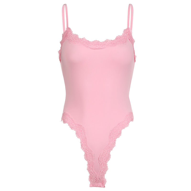 Damen Body mit eleganten Spitzendetails Drune