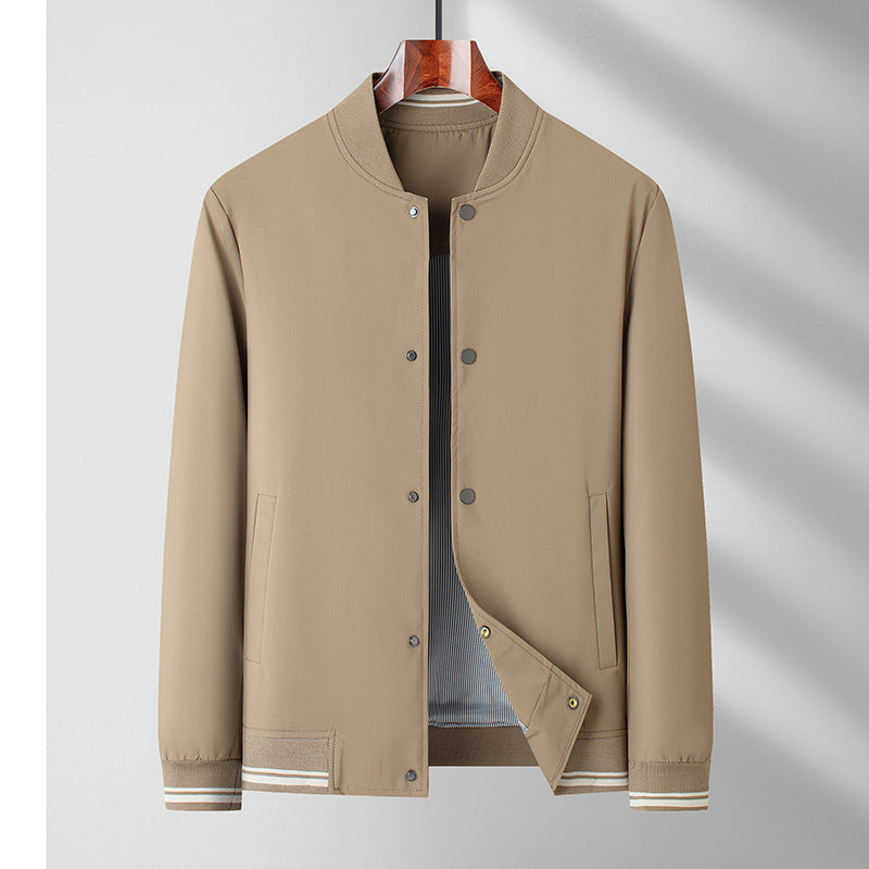 Herren sportliche Bomberjacke mit modernem Stehkragen und eleganten Akzenten Drune