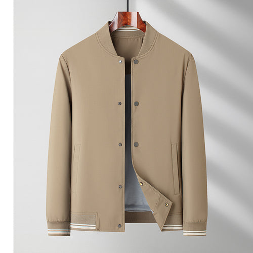 Herren sportliche Bomberjacke mit modernem Stehkragen und eleganten Akzenten Drune