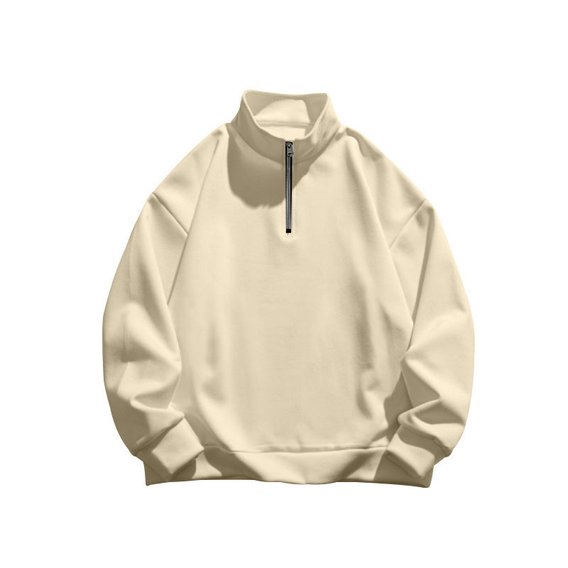 Damen Sweatshirt mit Stehkragen und Reißverschluss Drune