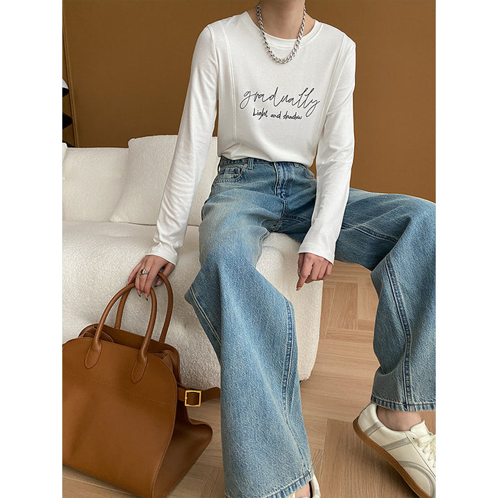 Damen weite High-Waist Jeans mit nachhaltigem Denim und lässigem Schnitt Drune