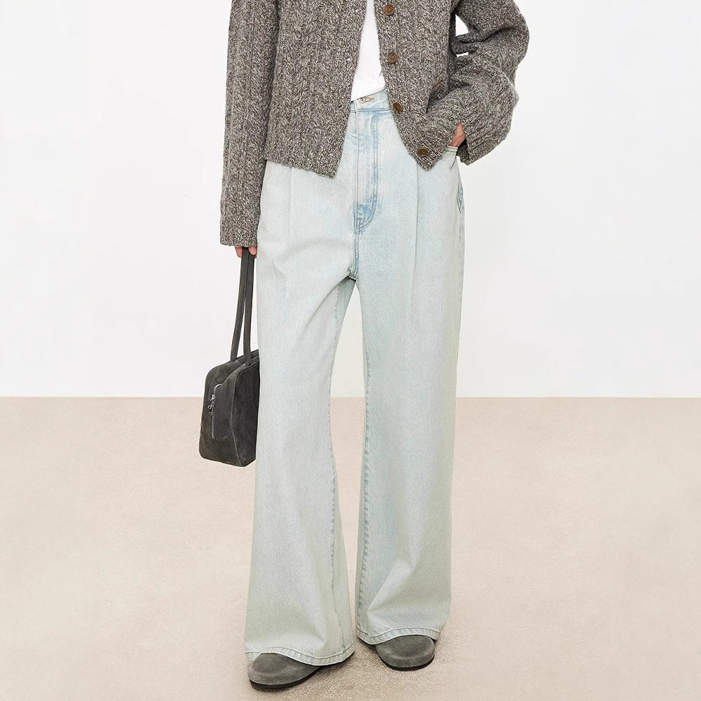 Damen Weit geschnittene Mom-Jeans Drune