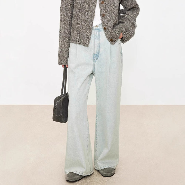 Damen Weit geschnittene Mom-Jeans Drune