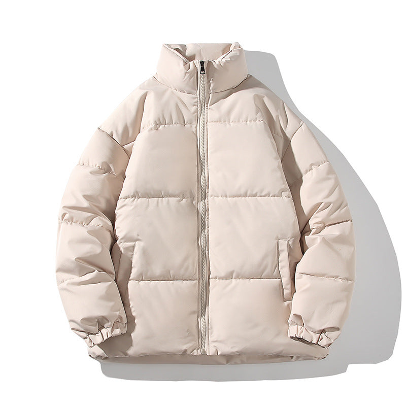 Herren isolierte Steppjacke mit hohem Kragen und elastischen Bündchen Drune