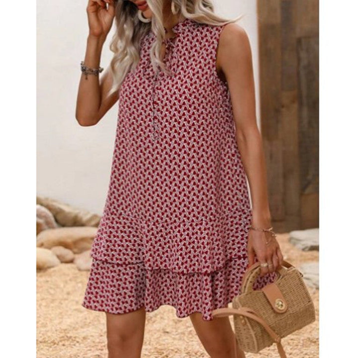 Drune | Boho Print Shift Midi Kleid