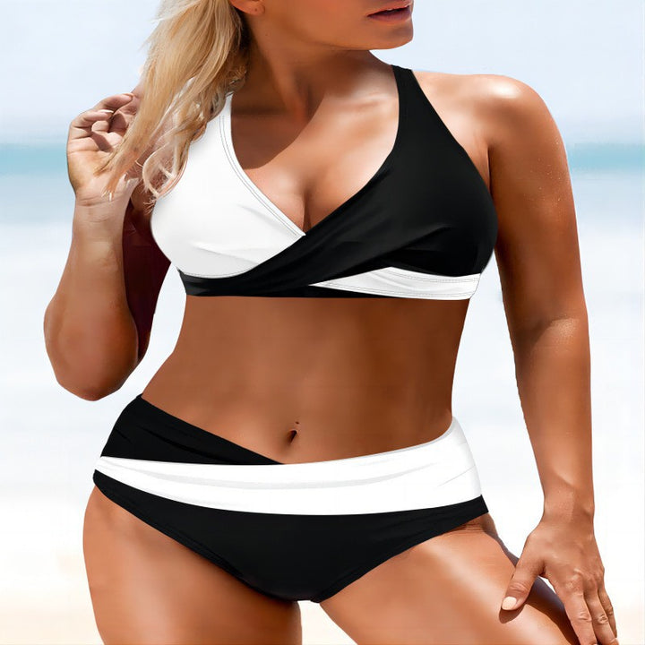 Damen Bikini-Set mit innovativem Wickeldesign und figurbetonendem Schnitt Drune