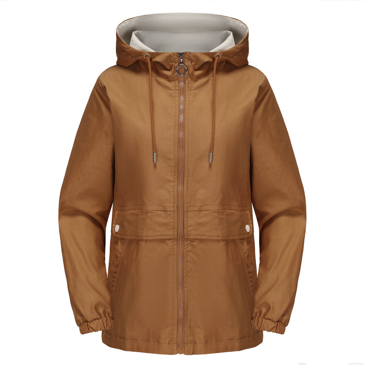 Damen modische Freizeitjacke mit verstellbarem Bund Drune
