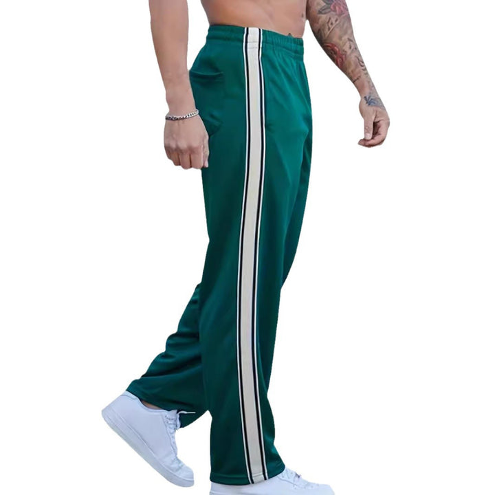 Herren Sportliche Freizeithose mit seitlichem Streifen Drune