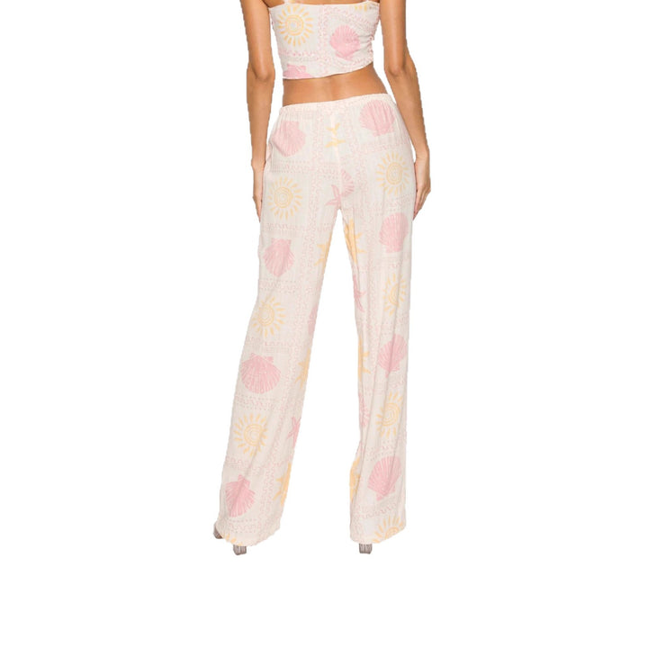 Damen bequeme Schlafhose mit maritimem Muster Drune