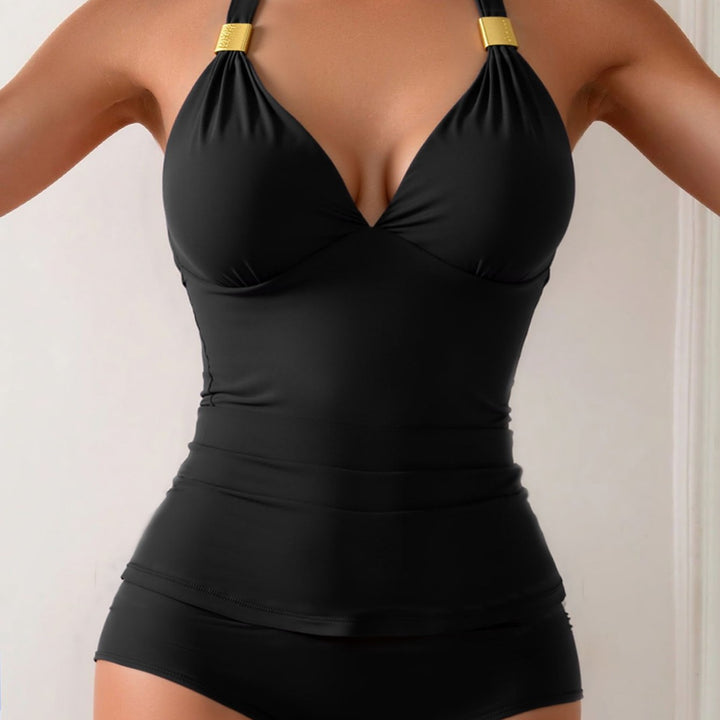 Damen Tankini mit elegantem Halterneck-Design Drune