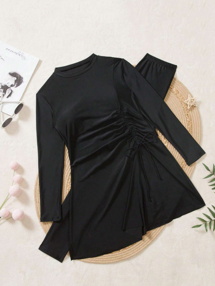 Damen Sportliches Strandoutfit mit modischem Wickel-Design Drune