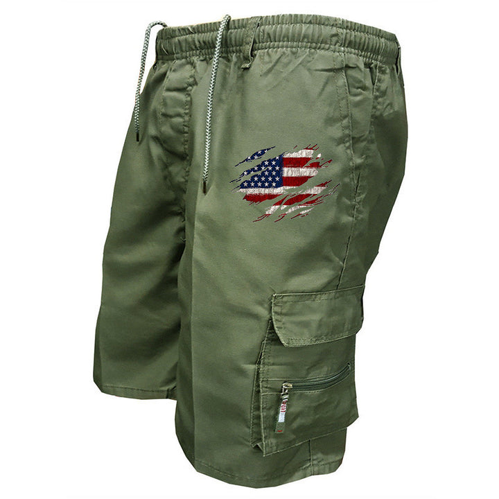 Herren Cargo-Shorts mit praktischen Seitentaschen und elastischem Bund Drune